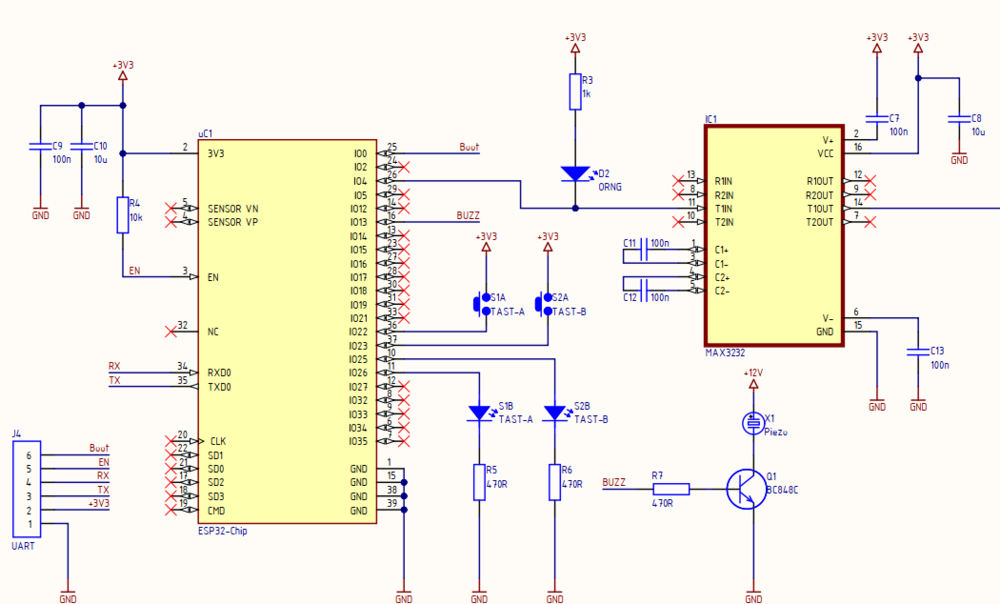 Schaltbild ESP32