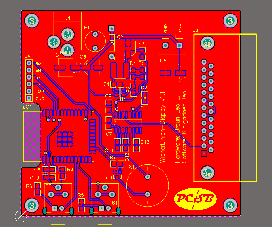 Top View PCB